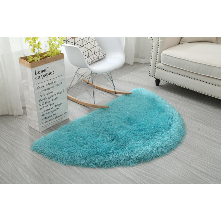 Ebern Designs Jacky Sky Blue Indoor/Outdoor Rug Wayfair